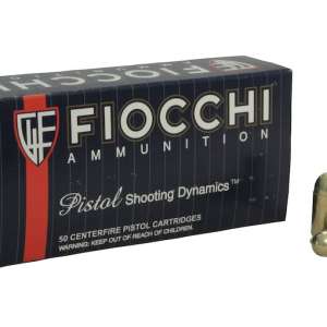 Fiocchi Shooting Dynamics Ammunition 9x18mm (9mm Makarov) 95 Grain Full Metal Jacket