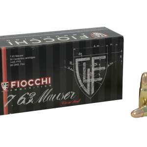Fiocchi Ammunition 30 Mauser (7.63mm) 88 Grain Full Metal Jacket 500 round