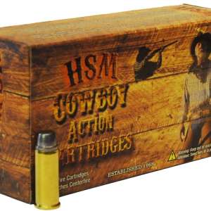 HSM Cowboy Action Ammunition 45 S&W Schofield 200 Grain Hard Cast Lead Round Nose Flat Point 500 round