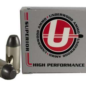 Underwood Ammunition 9x18mm (9mm Makarov) 115 Grain Hard Cast Lead Flat Nose 500 rounds