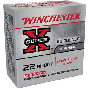 Winchester Super-X Ammunition 22 Short Black Powder Blank 1000 rounds