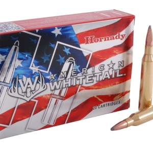 Hornady American Whitetail Ammunition 25-06 Remington 117 Grain Interlock Spire Point Boat Tail  500 rounds