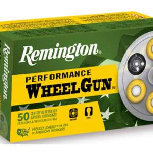 Remington Performance WheelGun Ammunition 38 S&W 146 Grain Lead Round Nose  500 round