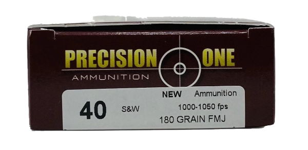 Precision One 40 S&W Ammunition Brass 500 rounds