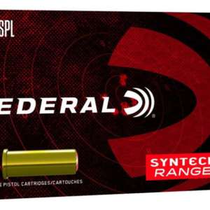 Federal Premium Centerfire Handgun Ammunition .38 Special 148 grain Synthetic Jacket Wadcutter Centerfire Pistol Ammunition 500 ROUNDS