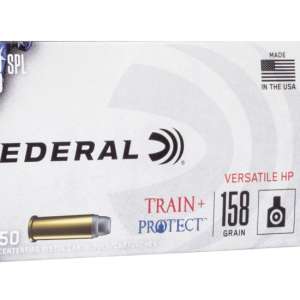 Federal Premium Centerfire Handgun Ammunition .38 Special 158 grain Versatile Hollow Point Centerfire Pistol Ammunition 500 ROUNDS