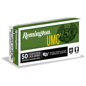 Remington UMC Handgun .38 Special 125 Grain Jacketed Hollow Point Centerfire Pistol Ammunition